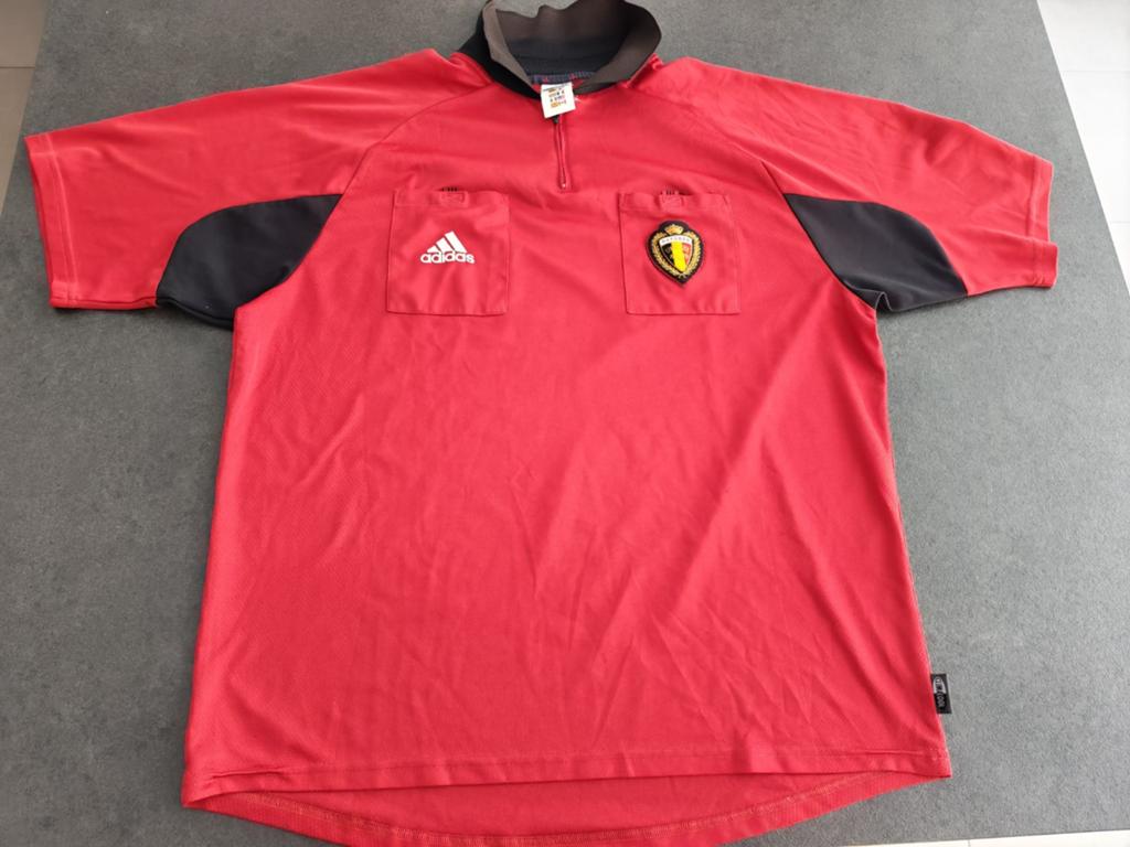 Vintage Adidas KBVB Scheidsrechtersshirt (Referee) – Maat XL, Verzamelen, Sportartikelen en Voetbal, Ophalen of Verzenden