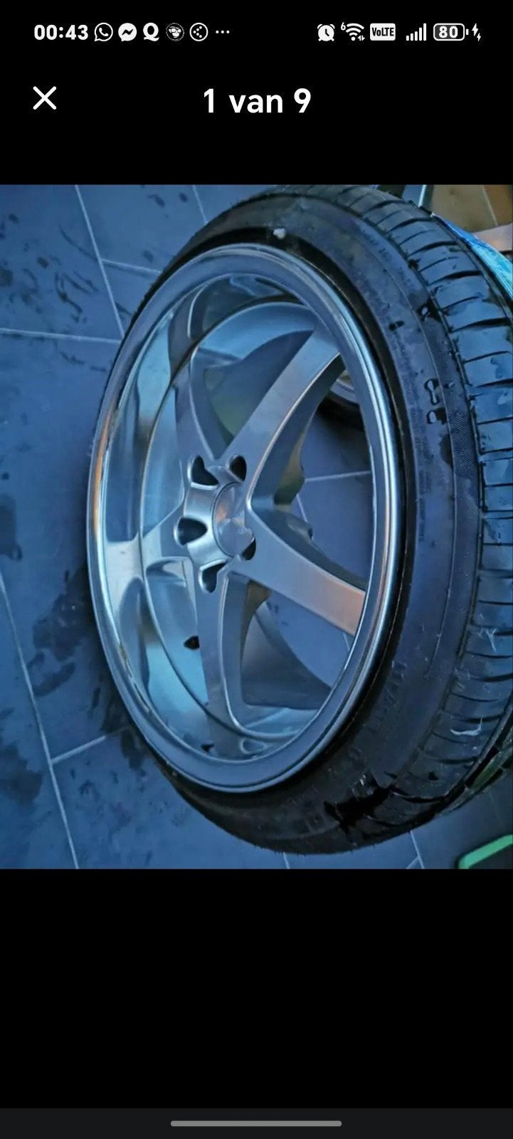 VELGEN Breyton  18" 5x120 9.5J + NIEUWE banden, Auto-onderdelen, Ophalen, 18 inch, Nieuw, Band(en)