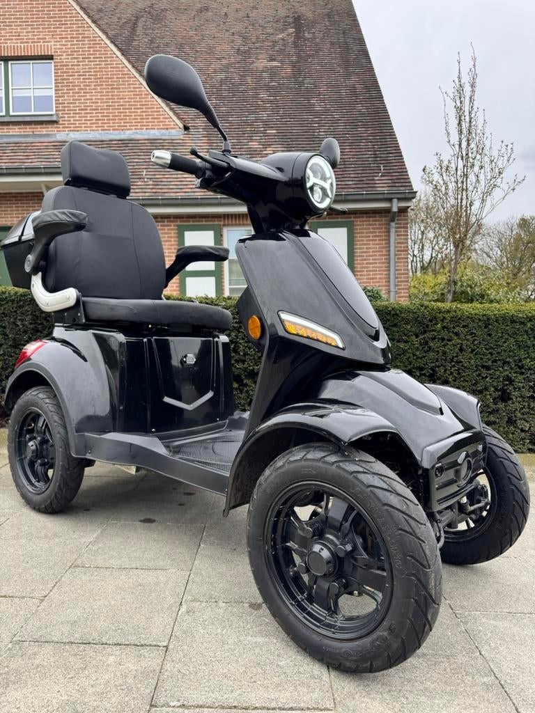 Prachtig For Motion | On Four 4 wiel scootmobiel 30km/u snel, Ophalen of Verzenden, Inklapbaar, Zo goed als nieuw, Elektrische rolstoel