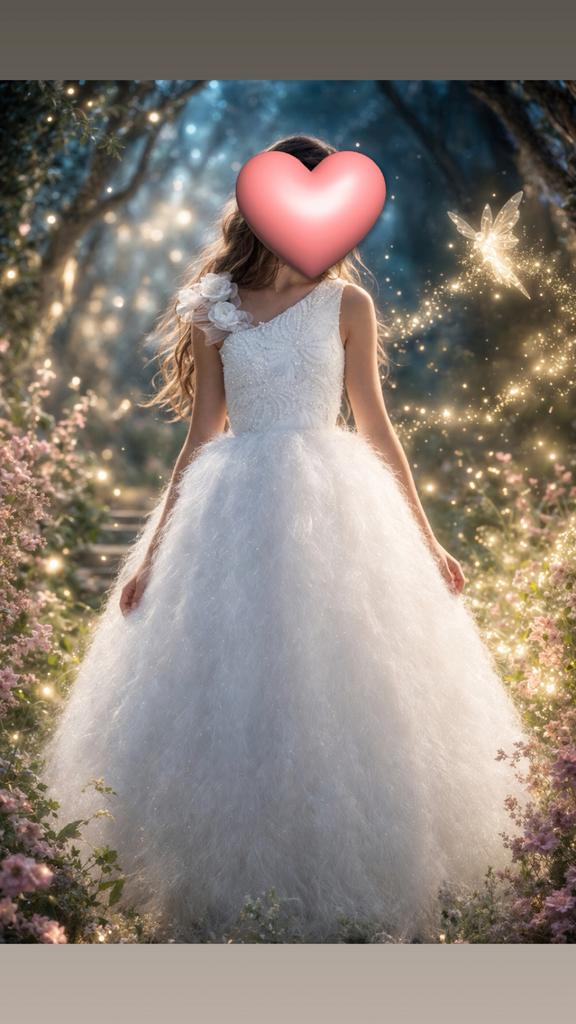 Magnifique Robe de Princesse / Fée - Taille 10 ans, Vêtements | Femmes, Enlèvement, Comme neuf, Blanc, Robe de demoiselle d'honneur