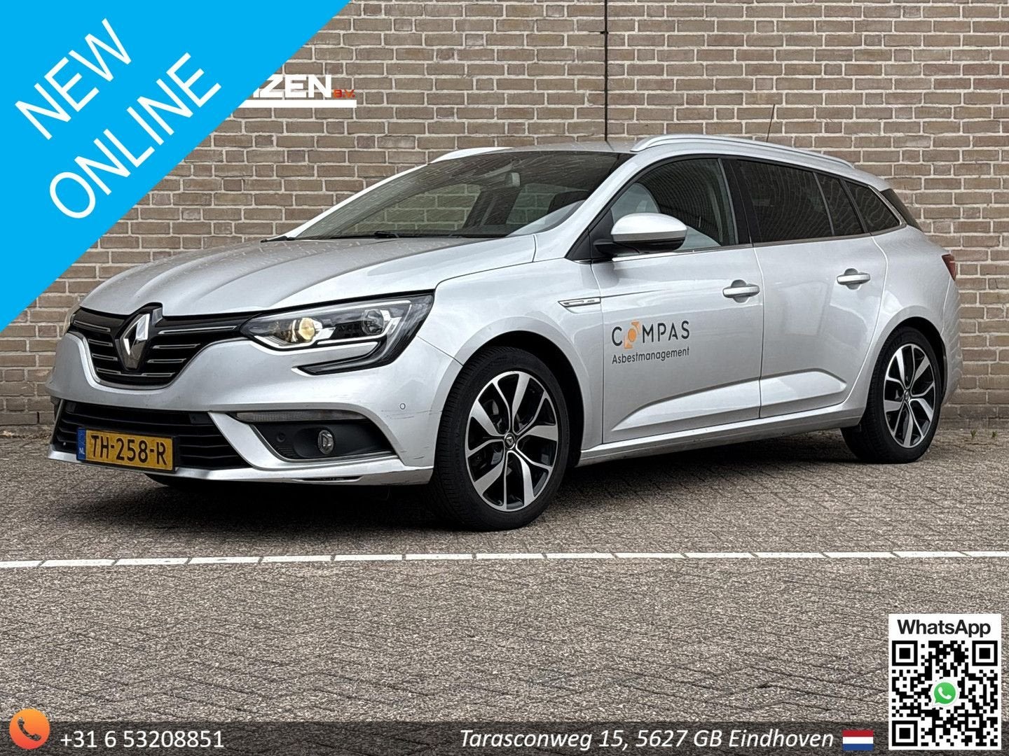 Renault Megane Estate 1.3 TCe Bose | € 4.950,- NETTO! | Came, Auto's, Renault, Parkeersensor, Bedrijf, 117 g/km, Zilver of Grijs