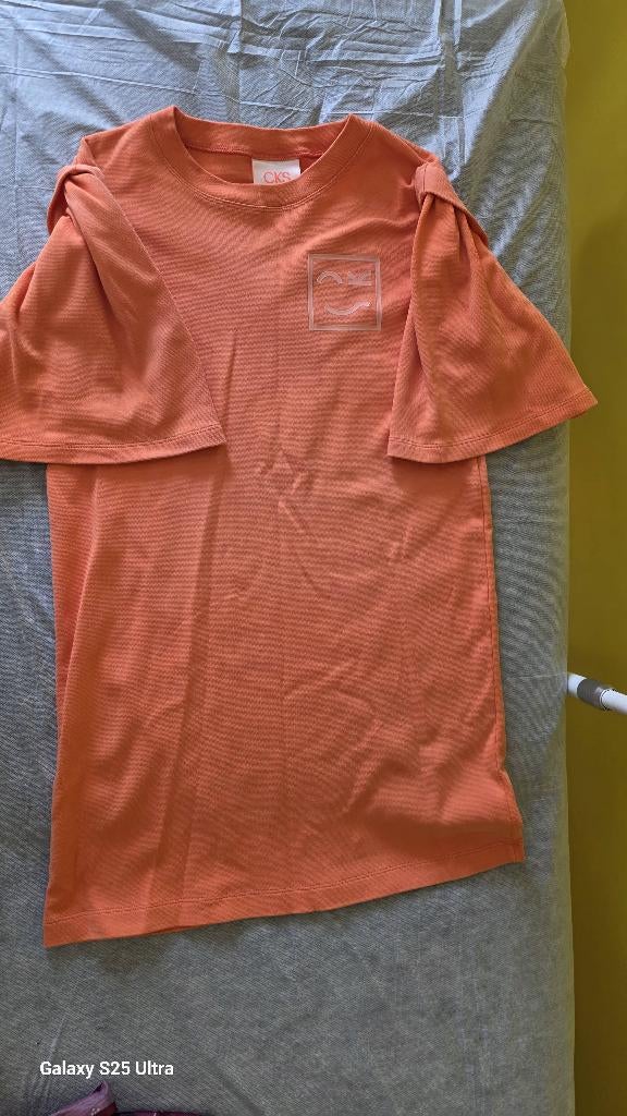 Jurk, Ophalen of Verzenden, Zo goed als nieuw, Oranje, Boven de knie