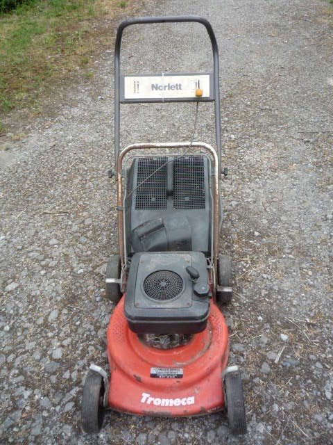 grasmaaier op benzine - B&S-motor, Ophalen, Cirkelmaaier, Gebruikt, Opvangbak