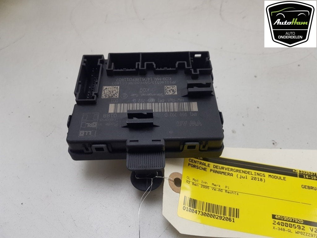 ORDINATEUR VEROUILLAGE CENTRALISE Porsche Panamera (971G), Utilisé, Porsche