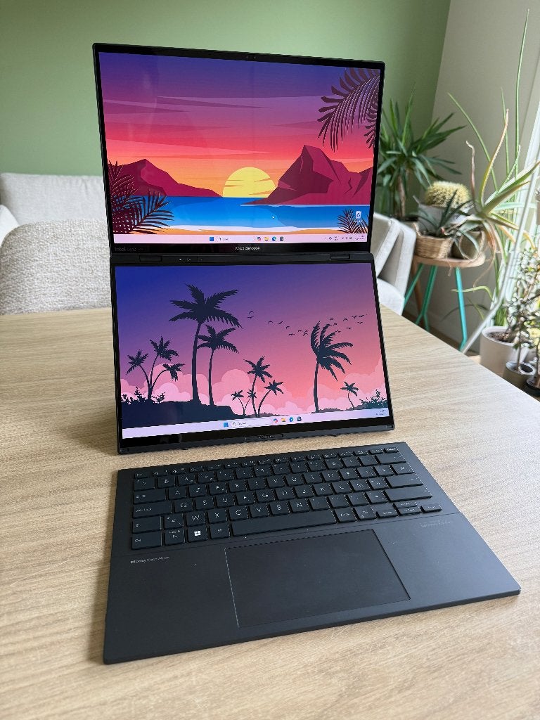 Asus Zenbook Duo Intel Core Ultra 9, 32GB DDR5, 1TB SSD, Informatique & Logiciels, Ordinateurs portables Windows, 14 pouces, Comme neuf