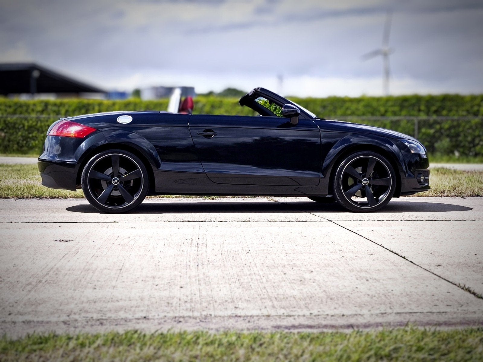 Audi TT cabrio Rood leder Xenon 19 inch, Cuir, Entreprise, Essence, Noir