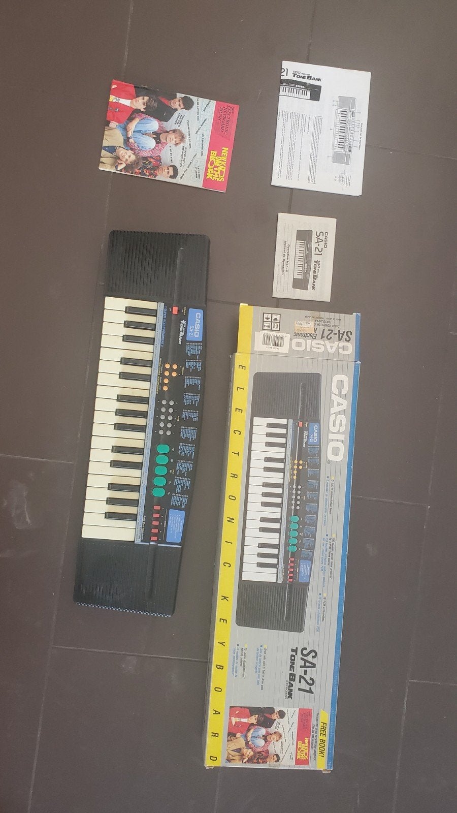 Vintage Casio SA-21 Tone Bank – New Kids on the Block editie, Audio, Tv en Foto, Overige Audio, Tv en Foto, Ophalen