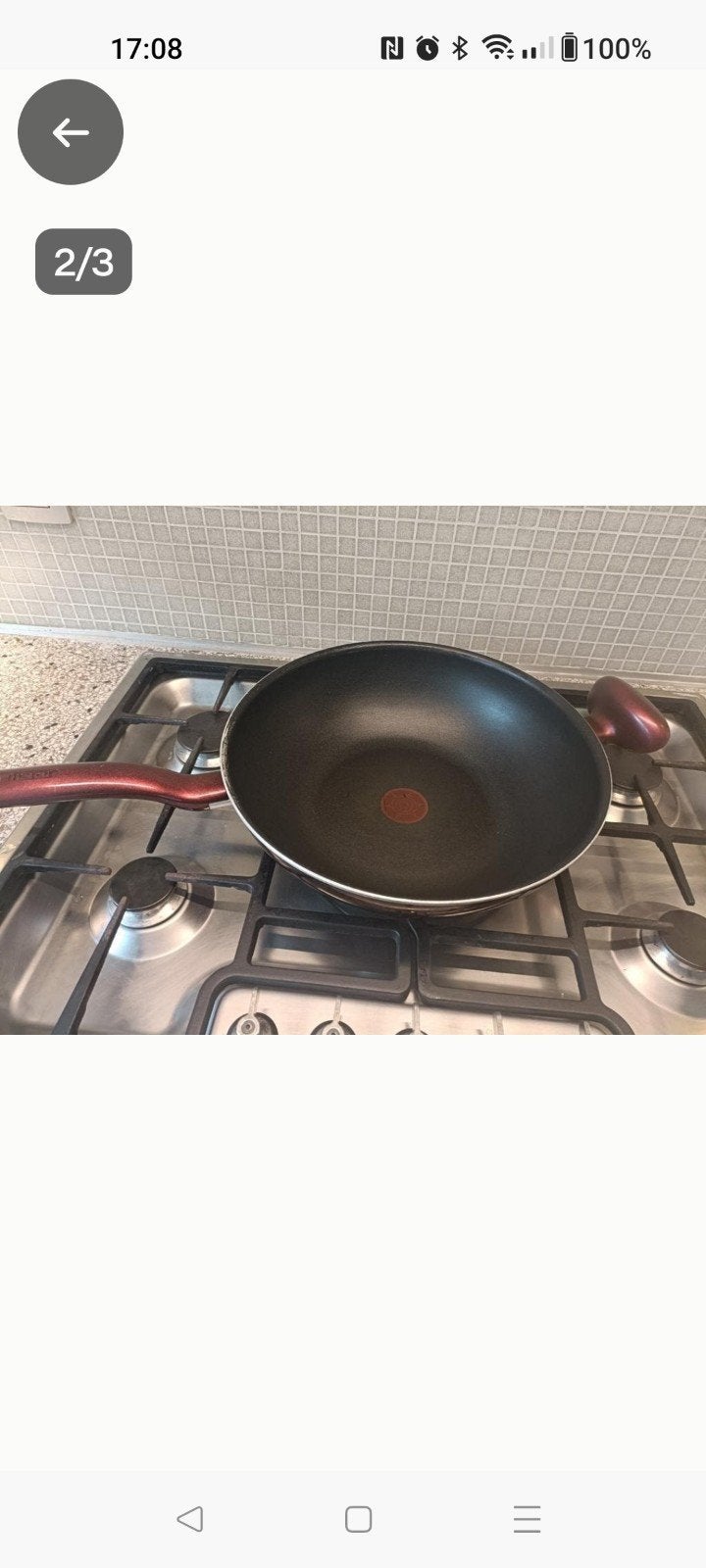 Tefal wokpan, Enlèvement, Utilisé, Tefal