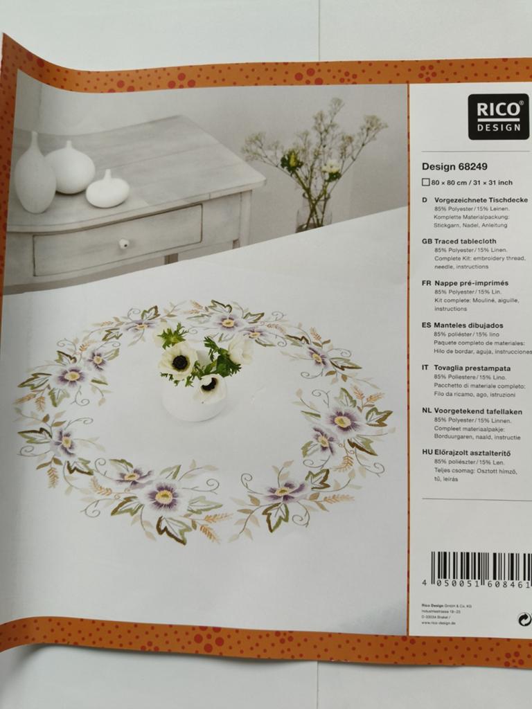 Rico Design - tafellaken 80 x 80 cm, Hobby en Vrije tijd, Ophalen of Verzenden