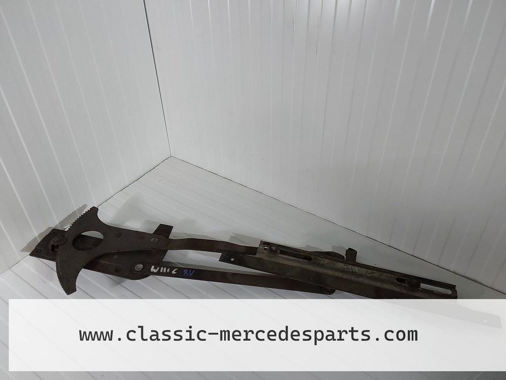 Raammechanisme Mercedes w111 w112 coupe cabrio rechts voor, Gebruikt, -, Ophalen of Verzenden, -