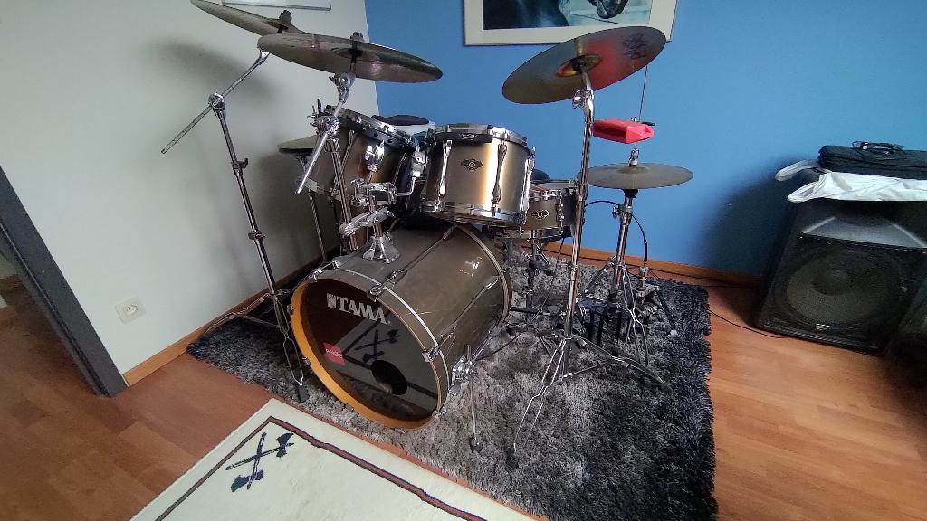 Drumstel, Muziek en Instrumenten, Ophalen, Gebruikt, Tama