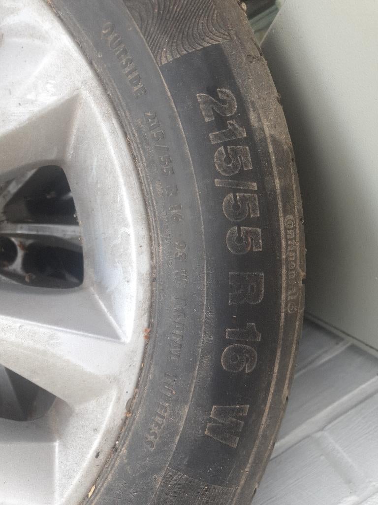 Alluminium velgen ford 215/55 R16 W, Auto-onderdelen, Ophalen, Gebruikt, Velg(en), 16 inch