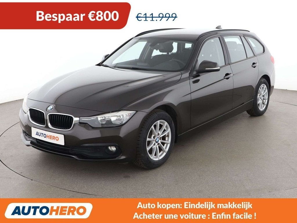 BMW 3 Serie 318 318d Advantage, Autos, Argent ou Gris, Achat, 110 kW, Boîte manuelle