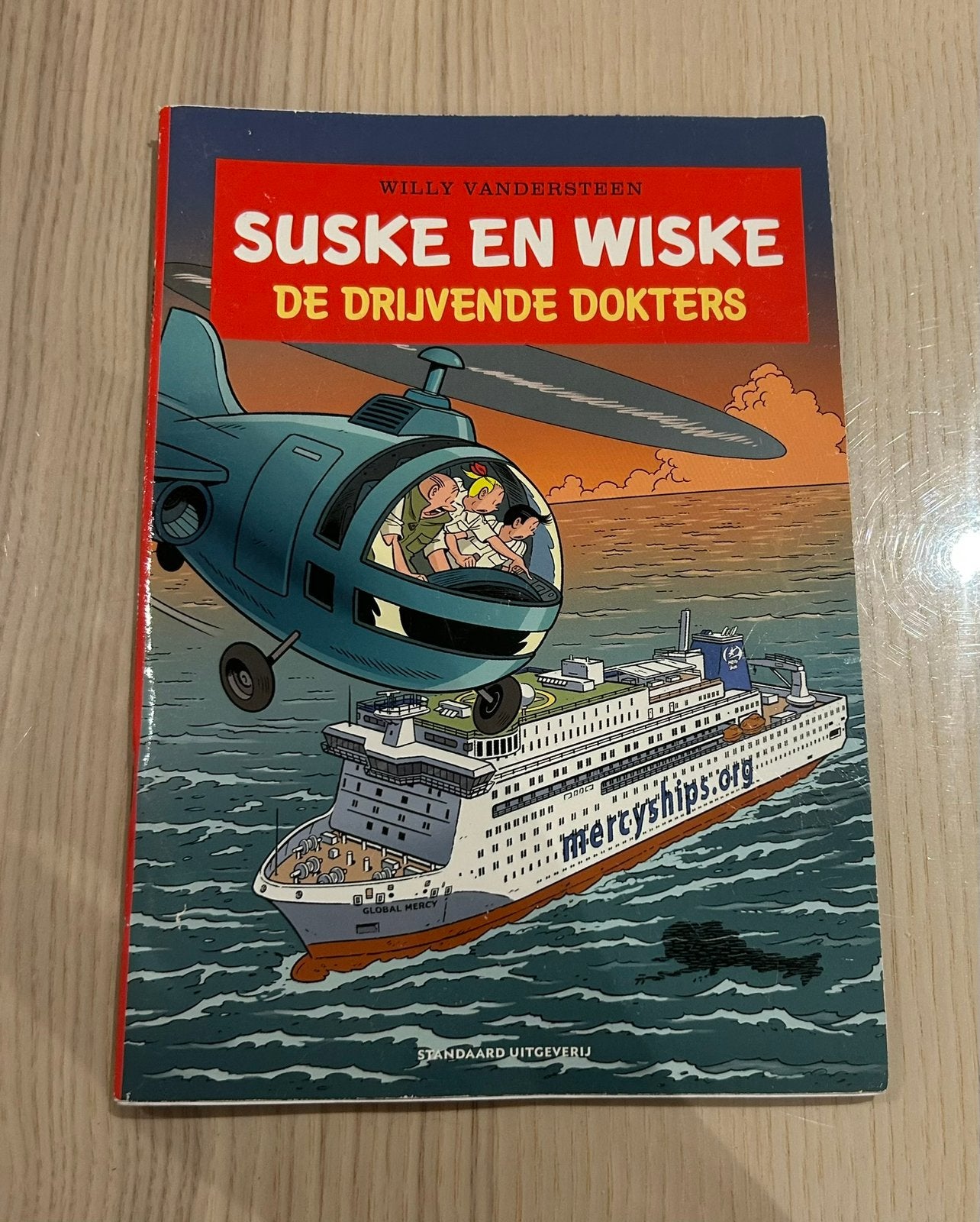 Suske en Wiske: De drijvende dokters, Enlèvement ou Envoi
