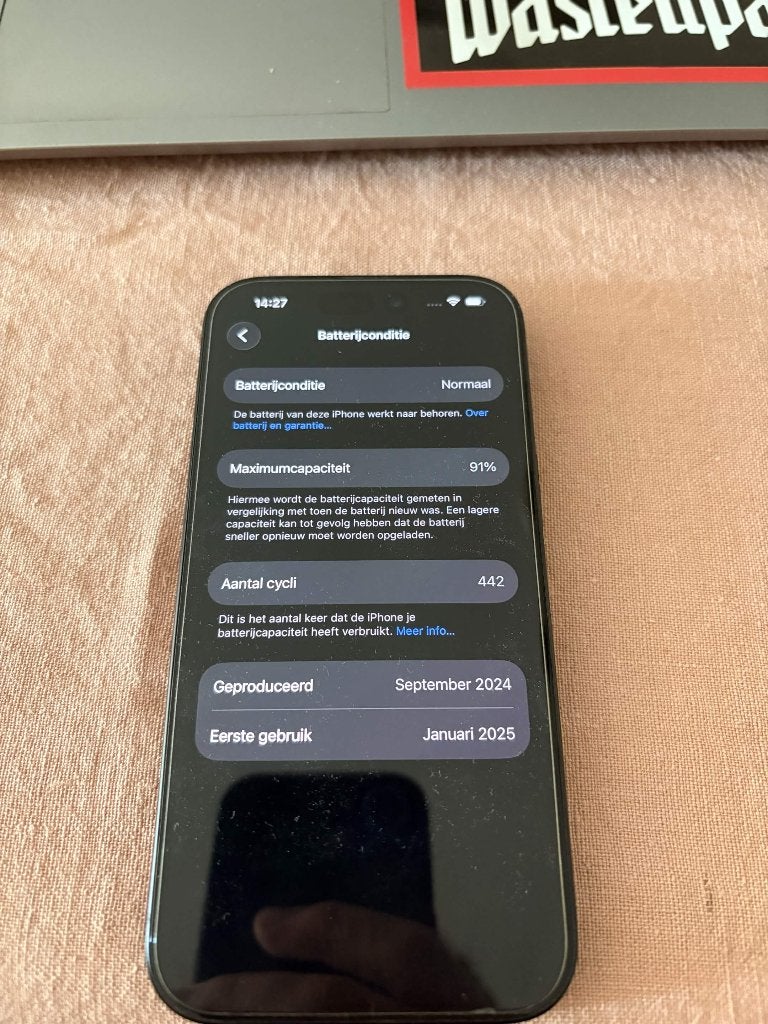 IPhone 15 - Zeer goede staat, Télécoms, Téléphonie mobile | Apple iPhone, 128 GB, IPhone 15, Comme neuf, Enlèvement