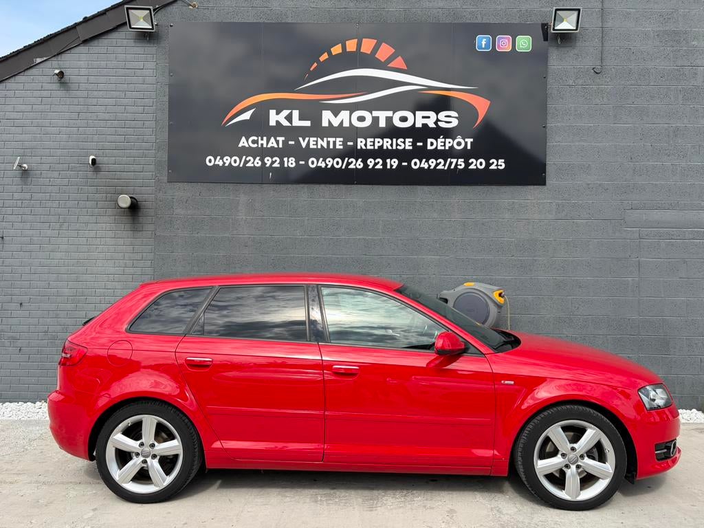 AUDI A3 SPORTBACK ÉDITION S-LINE 1.4TFSI 134 000KM CARPASS, Autos, Euro 5, Achat, Entreprise, Noir