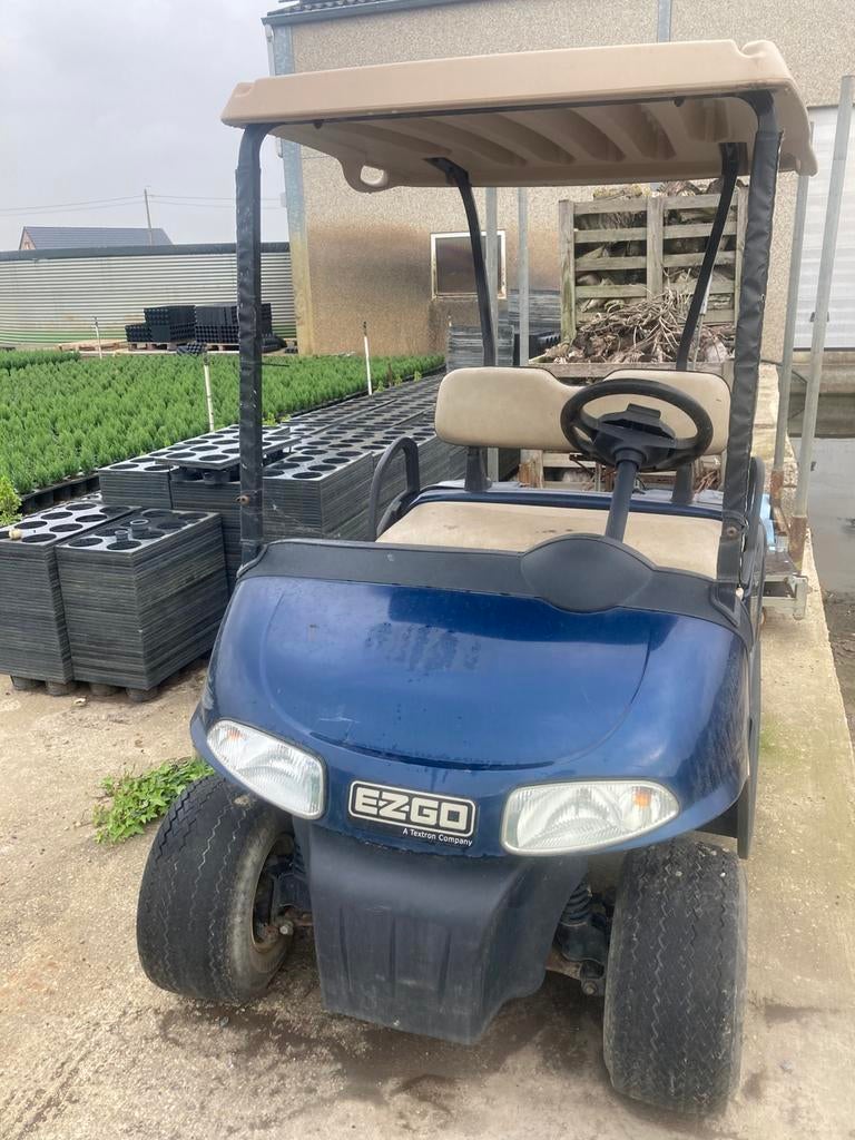 Golfkar ezgo benzine blauw, Enlèvement, Utilisé, Voiturette de golf