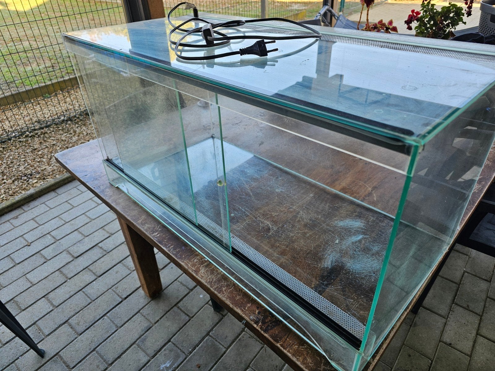 terrarium met verlichting, Ophalen, Verlichting