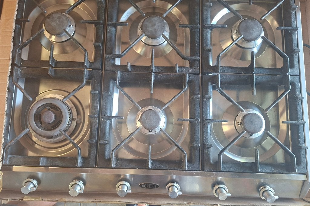 Boretti  inbouw gaskookplaat, Elektronische apparatuur, Kookplaten, Ophalen, Zo goed als nieuw, Inbouw, Gas