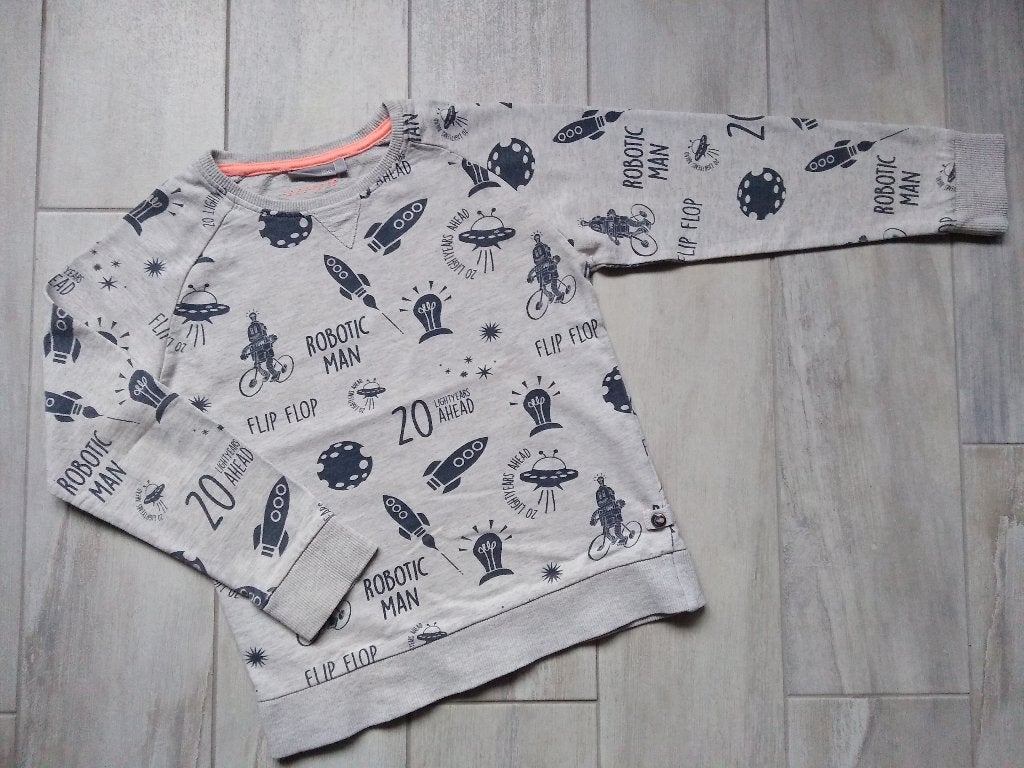 ★ M128 - Coole trui, Kinderen en Baby's, Kinderkleding | Maat 128, Gebruikt, Jongen, Ophalen of Verzenden