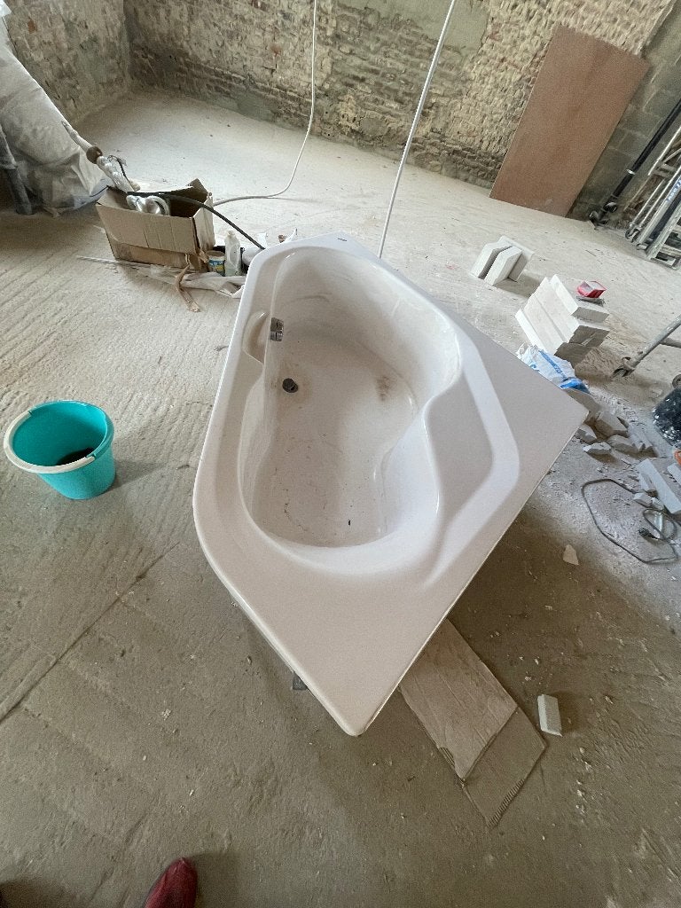 Baignoire, Enlèvement, Utilisé, Baignoire