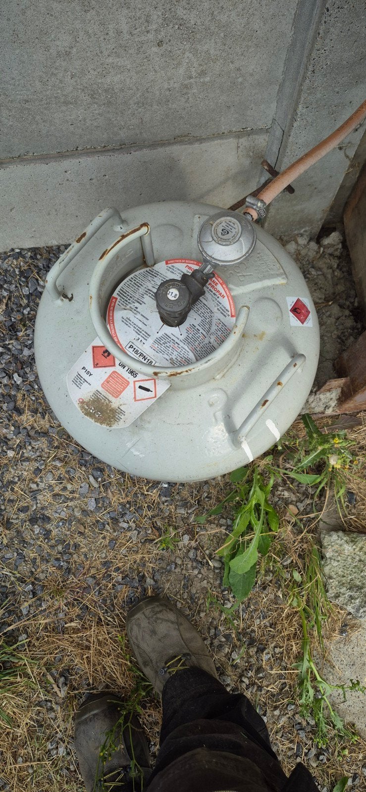 gasfles 18kg propaan, Enlèvement, Utilisé
