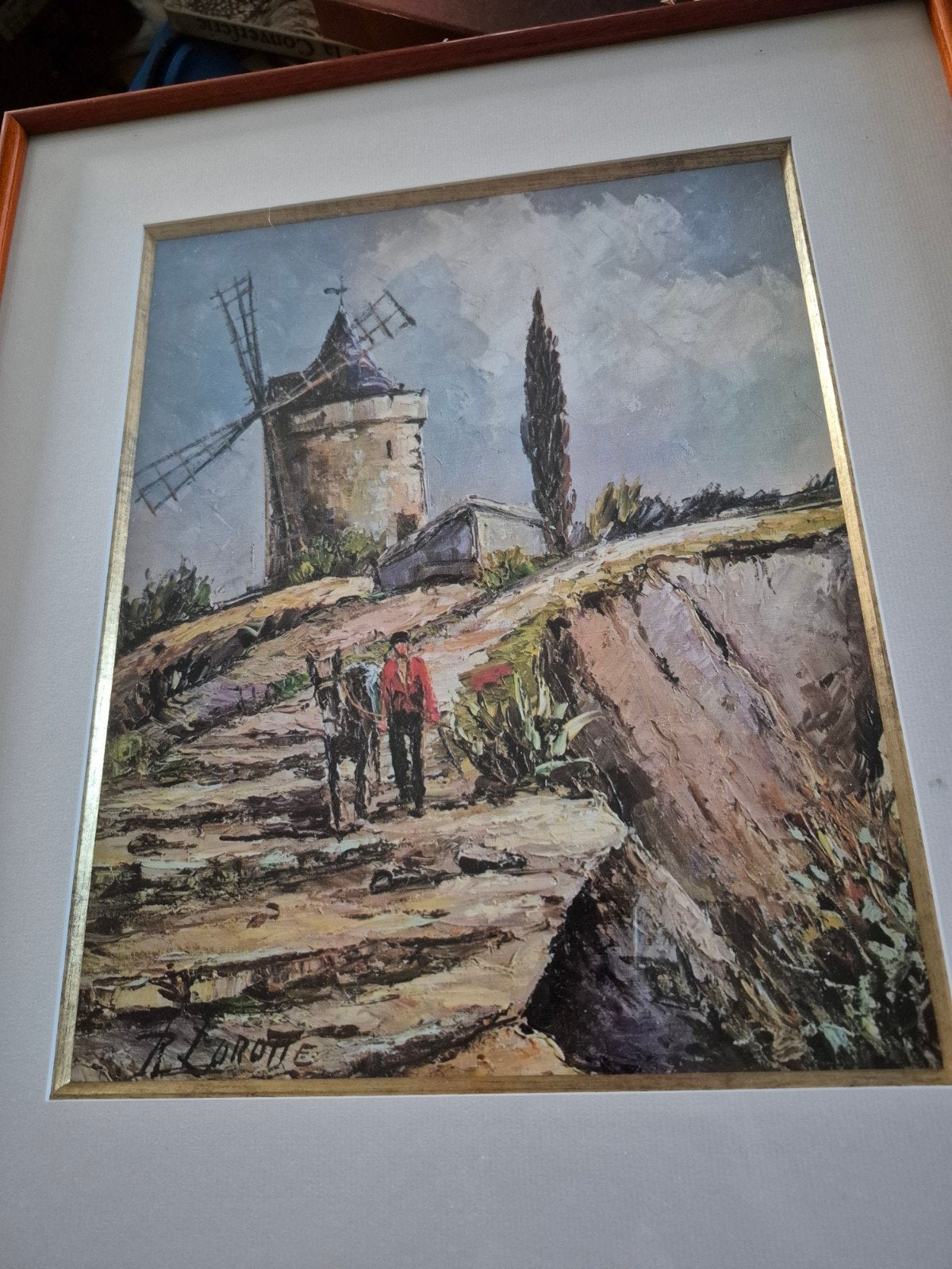 René Lorotte, Enlèvement ou Envoi, Tableau, Encadré