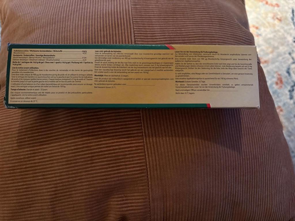 Verzorging paarden : ONTWORMING Tube Equest, Verzenden, Nieuw, Paarden of Pony's