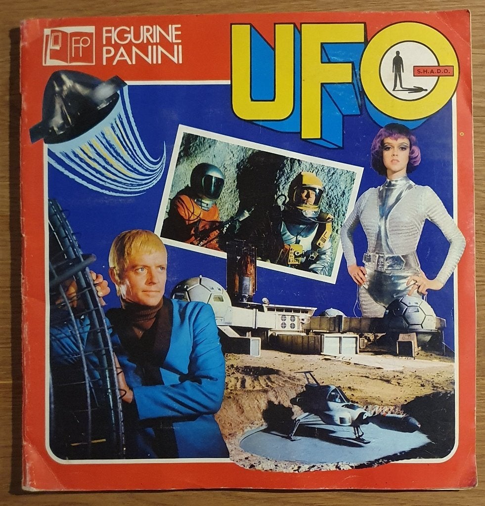 Sticker Album - Panini - UFO (1973), Verzamelen, Ophalen of Verzenden, Zo goed als nieuw, Film, Tv of Omroep