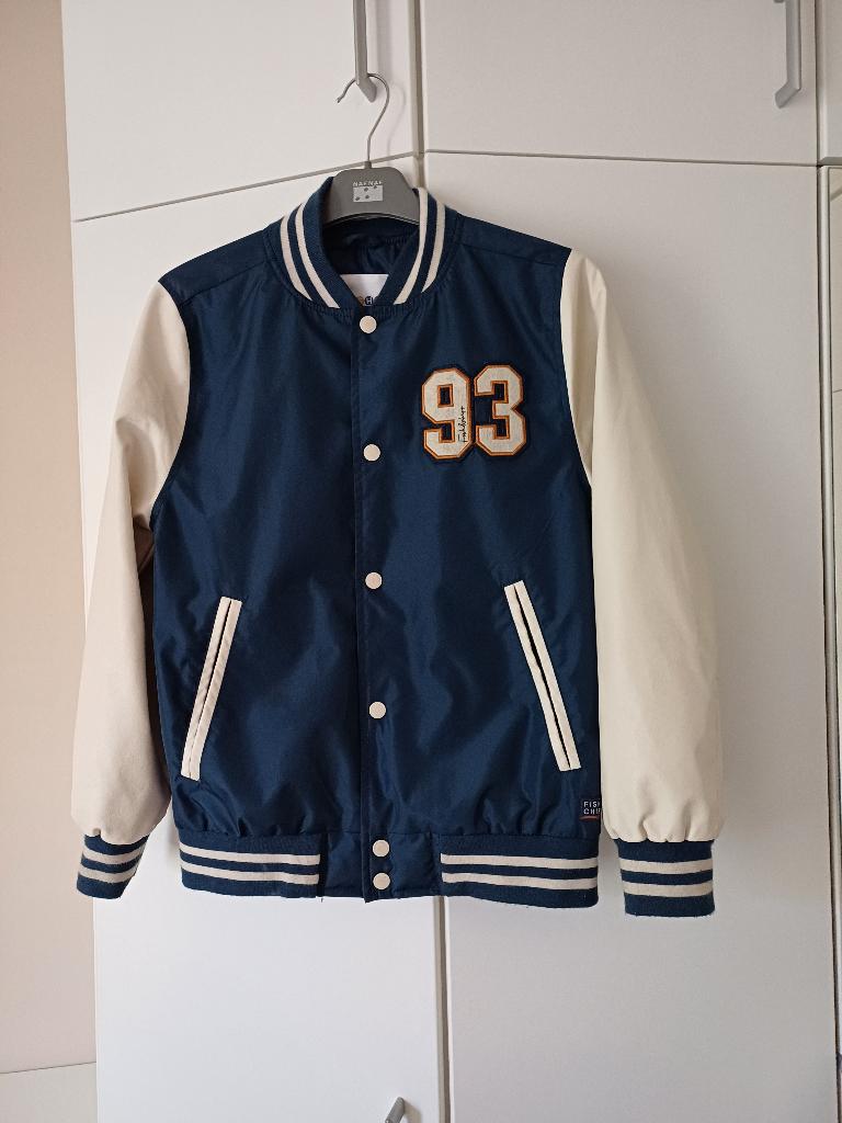 Jas maat 152, Kleding | Heren, Ophalen of Verzenden, Zo goed als nieuw, Overige maten, Blauw