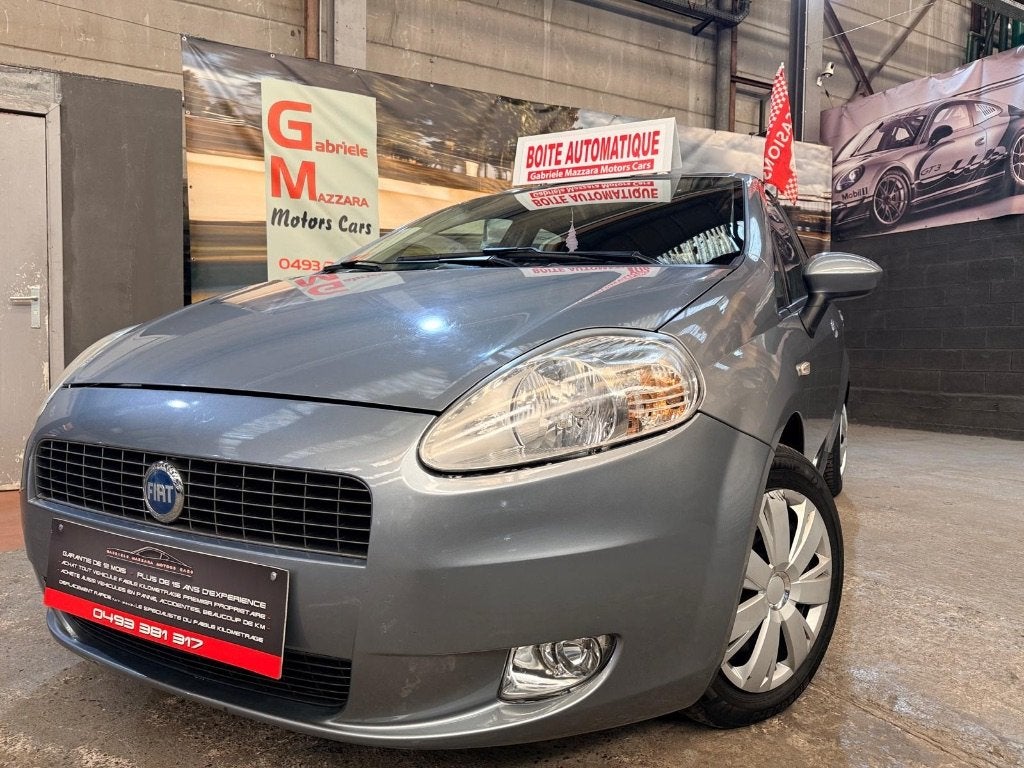 Fiat Punto 1.4i Automatique, 57 kW, Argent ou Gris, Achat, Garantie prolongée