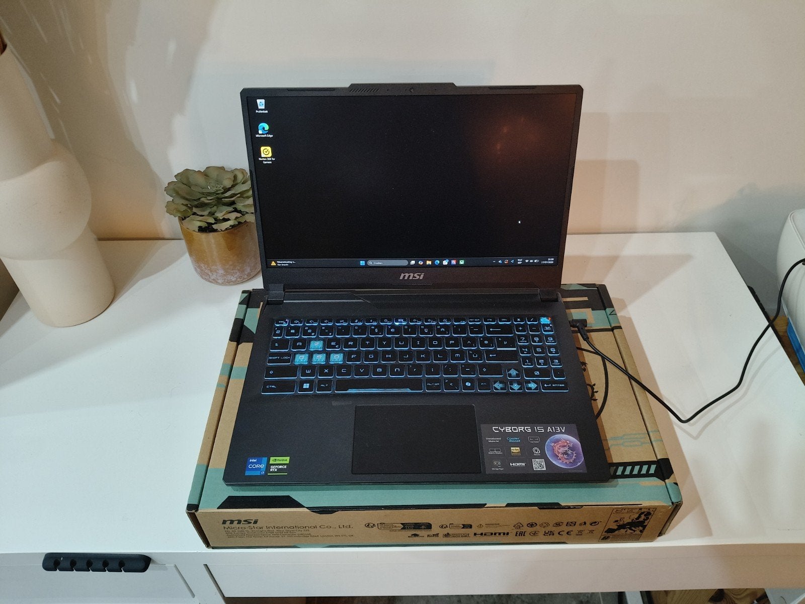 Laptop msi, Informatique & Logiciels, Ordinateurs portables Windows, Gaming, Enlèvement