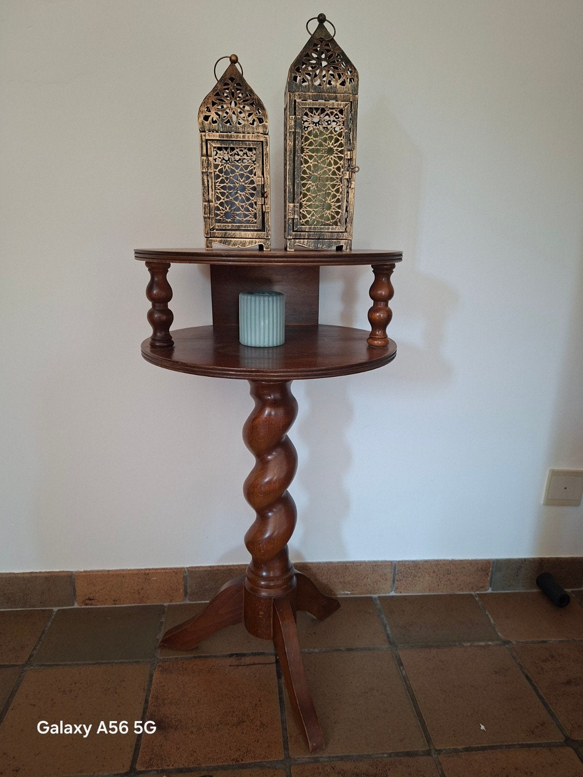 Antiek Rond Bijzettafeltje, Ophalen of Verzenden
