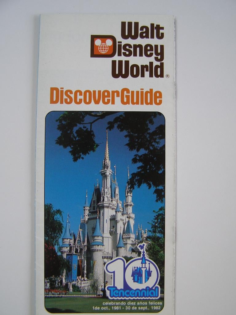 Walt Disney World Discover Guide 1981, Verzamelen, Ophalen of Verzenden, Overige figuren, Zo goed als nieuw, Overige typen