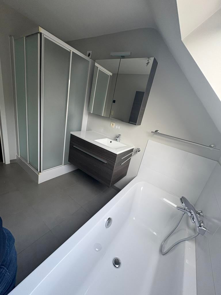 Volledige badkamer met bad en douchecabine, Huis en Inrichting, Ophalen, Gebruikt, Met douche