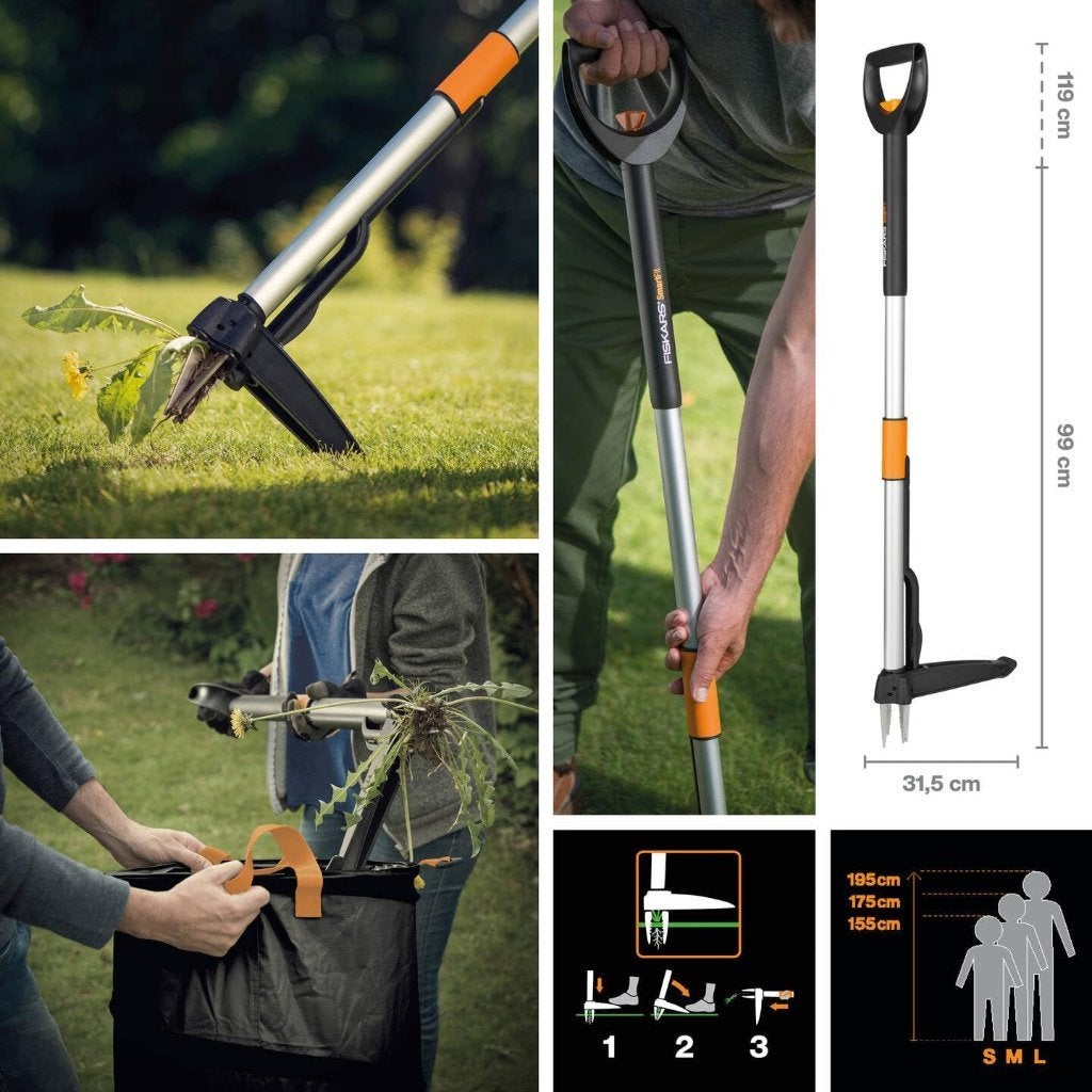 Fiskars SmartFit onkruidtrekker, Ophalen, Zo goed als nieuw, Onkruidsteker