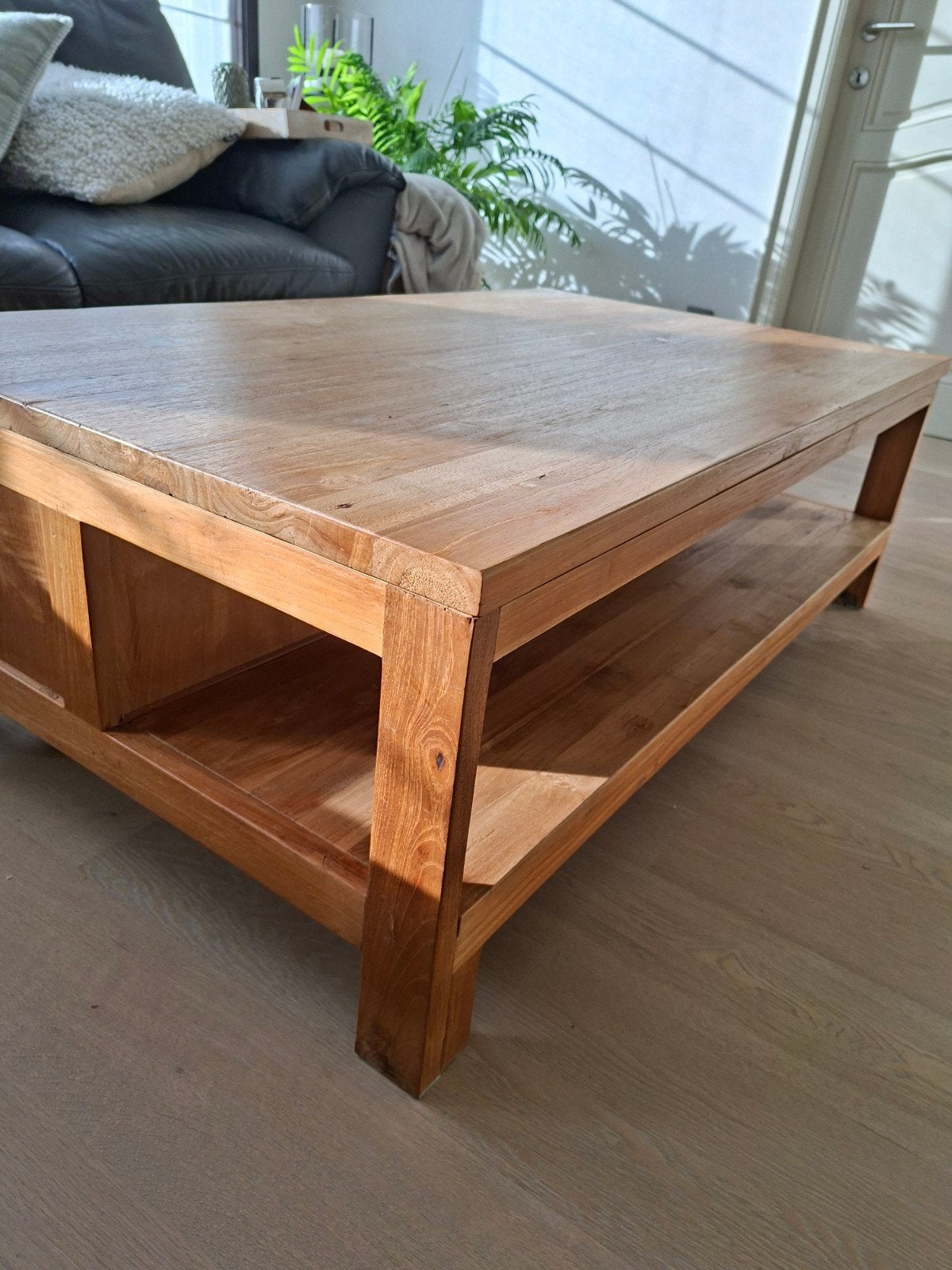 salontafel teak, Ophalen, Teakhout