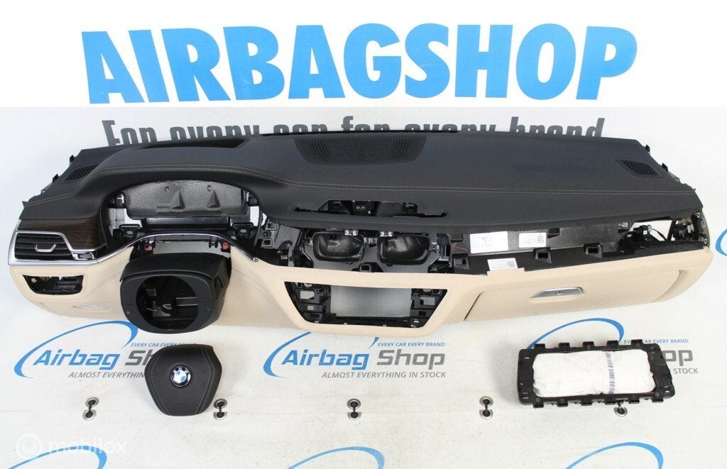 Airbag kit Tableau de bord cuir HUD BMW 7 G11 G12, Enlèvement ou Envoi, Utilisé