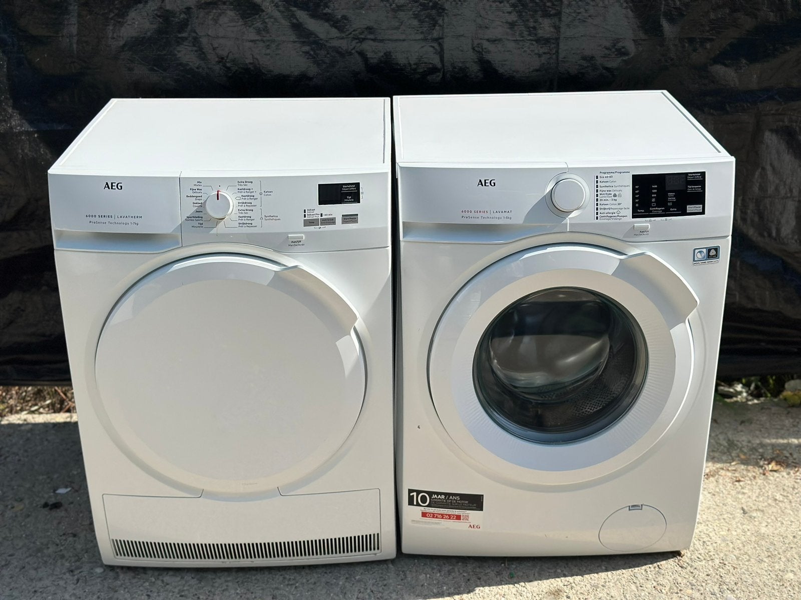 Wasmachine & droogkast werkt perfect Garantie + Levering, Ophalen of Verzenden, Zo goed als nieuw