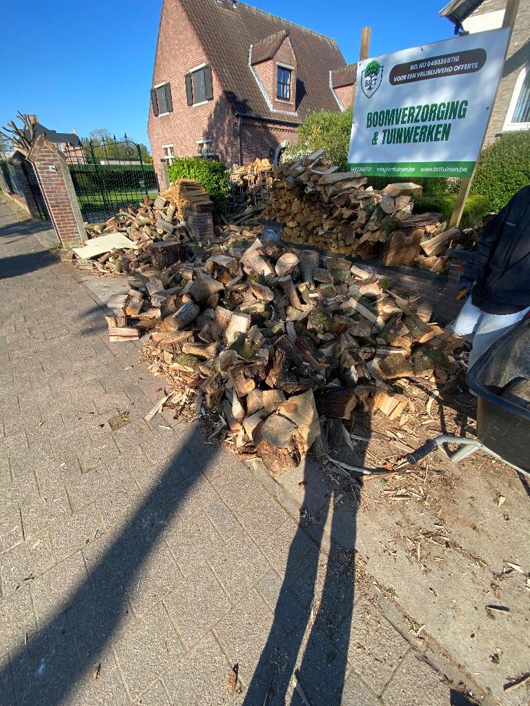Brandhout, 3 tot 6 m³, Ophalen, Eikenhout, Blokken