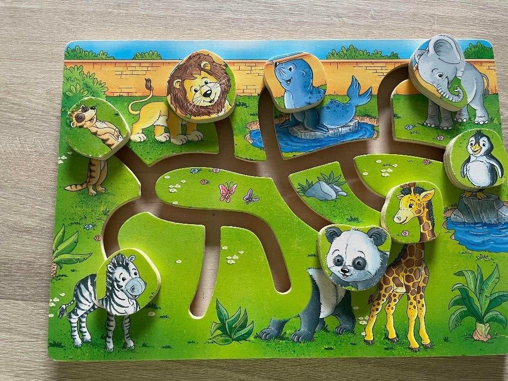 motoriekbord dieren van de dierentuin, Ophalen of Verzenden