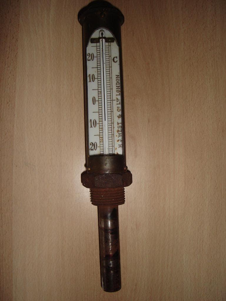 ancien thermomètre industriel, Enlèvement