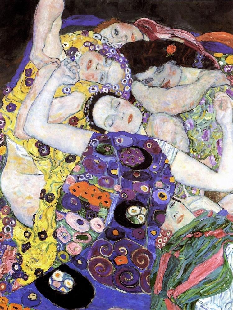 PUZZLE DAS MADCHEN THE MAIDEN GUSTAV KLIMT BY EDUCA 1000 PCS, Ophalen of Verzenden, Nieuw, Legpuzzel