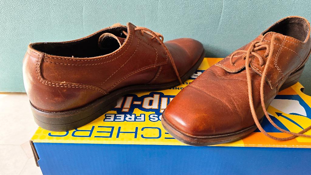 Camel Active Washington herenschoenen — leer — maat 40, Bruin, Ophalen of Verzenden, Zo goed als nieuw, CAMEL ACTIVE