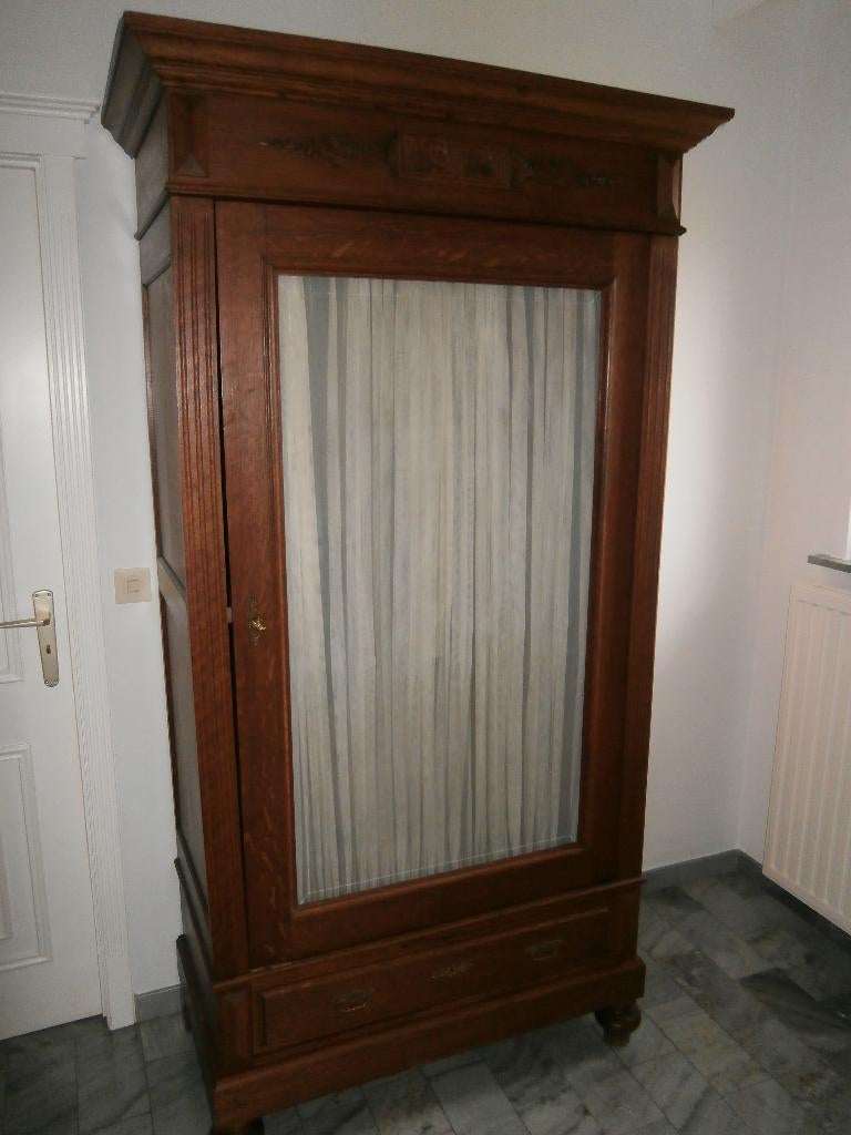 Armoire ou bibliothèque en un + tiroir en bas, Antiquités & Art, Enlèvement