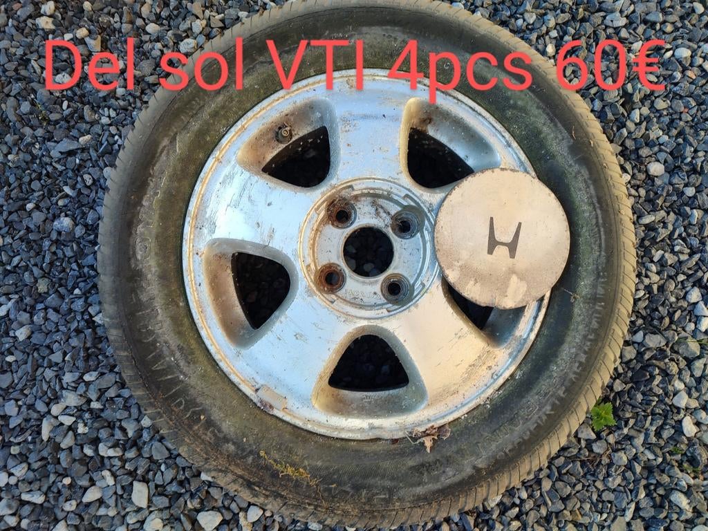 4 HONDA CRX De Sol VTI-velgen, Ophalen, Honda