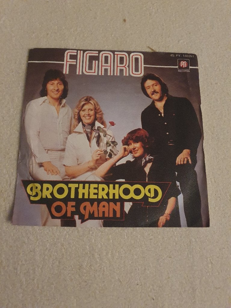 S - Brotherhood Of Man – Figaro - 1977, Cd's en Dvd's, Overige genres, 7 inch, Ophalen of Verzenden, Zo goed als nieuw