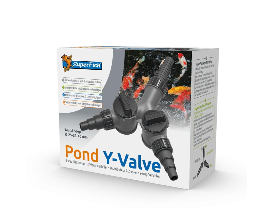 SuperFish Pond Y-Valve afsluiter koppeling, Ophalen of Verzenden, Nieuw, Vijverfolie