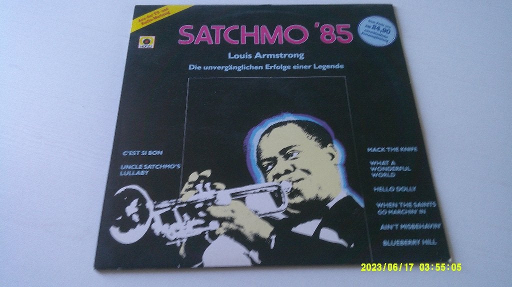Louis Armstrong – Satchmo '85  (LP), Ophalen of Verzenden, Gebruikt, Jazz, LP