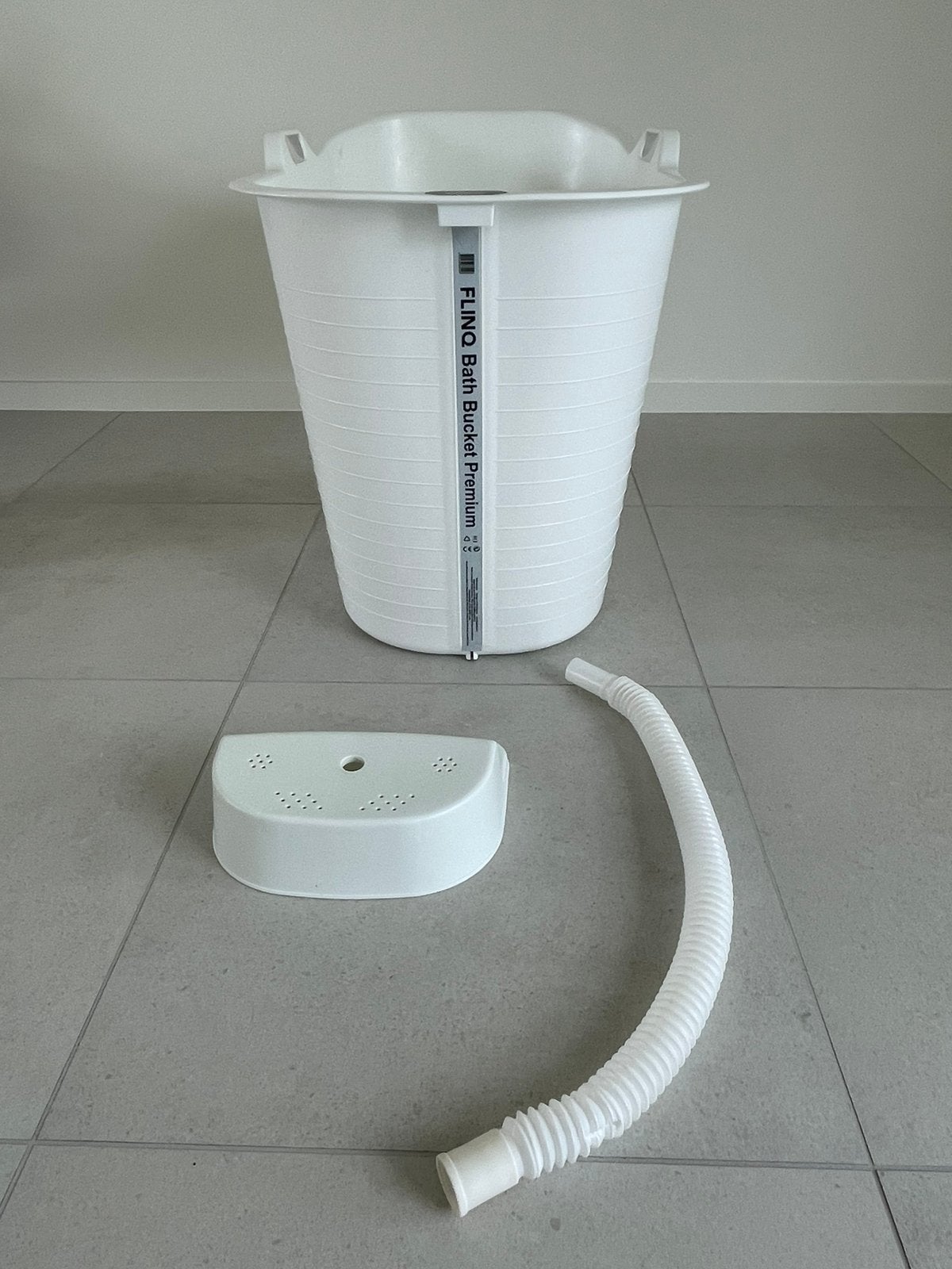 FLINQ Bath Bucket Premium – 165 liter, Ophalen, Zo goed als nieuw, Wit